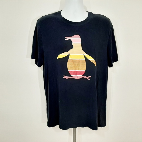 Penguin By Munsingwear Men's T-shirt Size XL Navy Blue - Picture 1 of 4